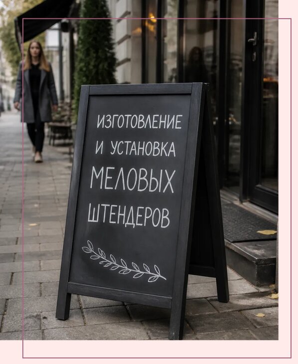 Меловые штендеры в Муре по цене от 6637 р. | Аванза-Мум